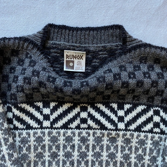 Runox Sweater Made In Denmark pure wool - Amazing - Picture 12 of 16